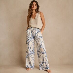 MISA Pull On Wide Leg Teagan Floral Pants M NWT